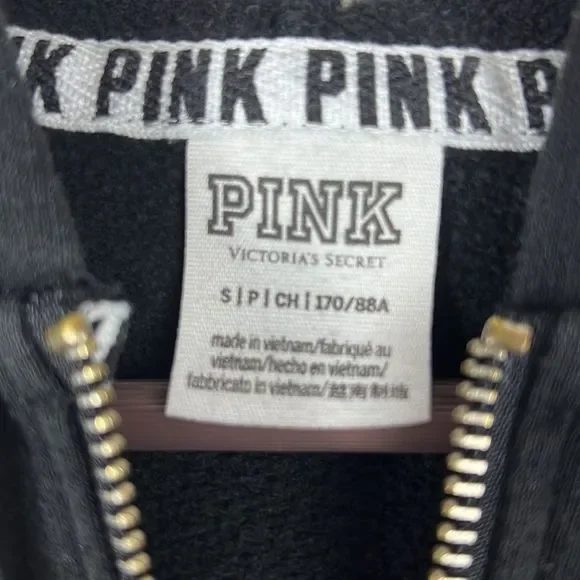 PINK Victoria's Secret full zip hoodie size small - Picture 7 of 9